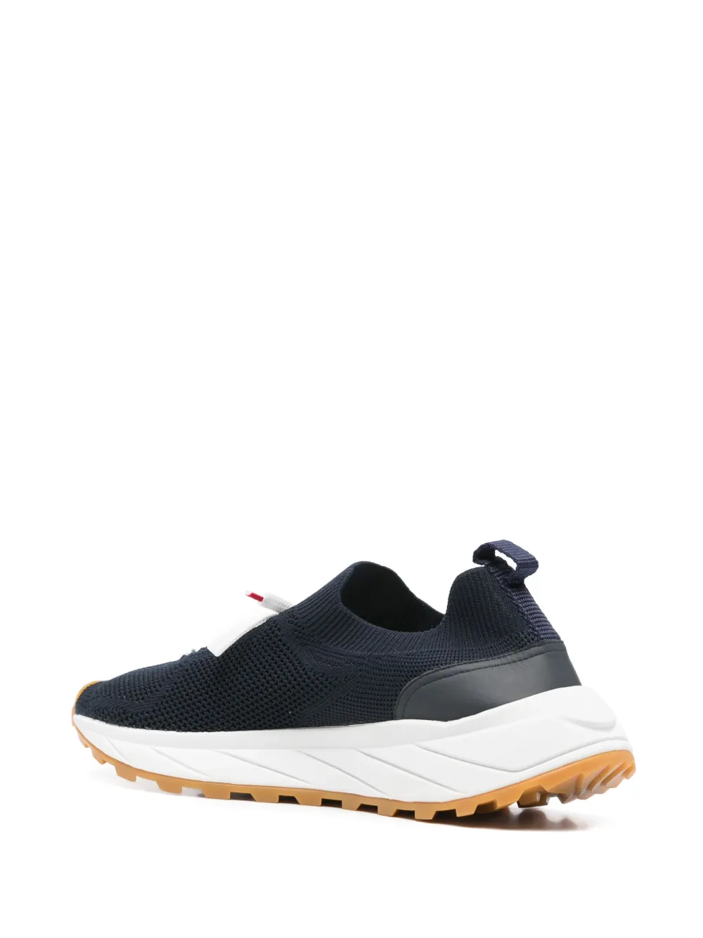Kiton mesh-panelled sneakers Blue