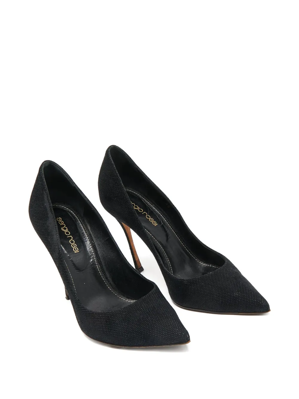 Sergio Rossi Vintage 2024 pre-owned 100mm pointed-toe stiletto pumps | Image 2