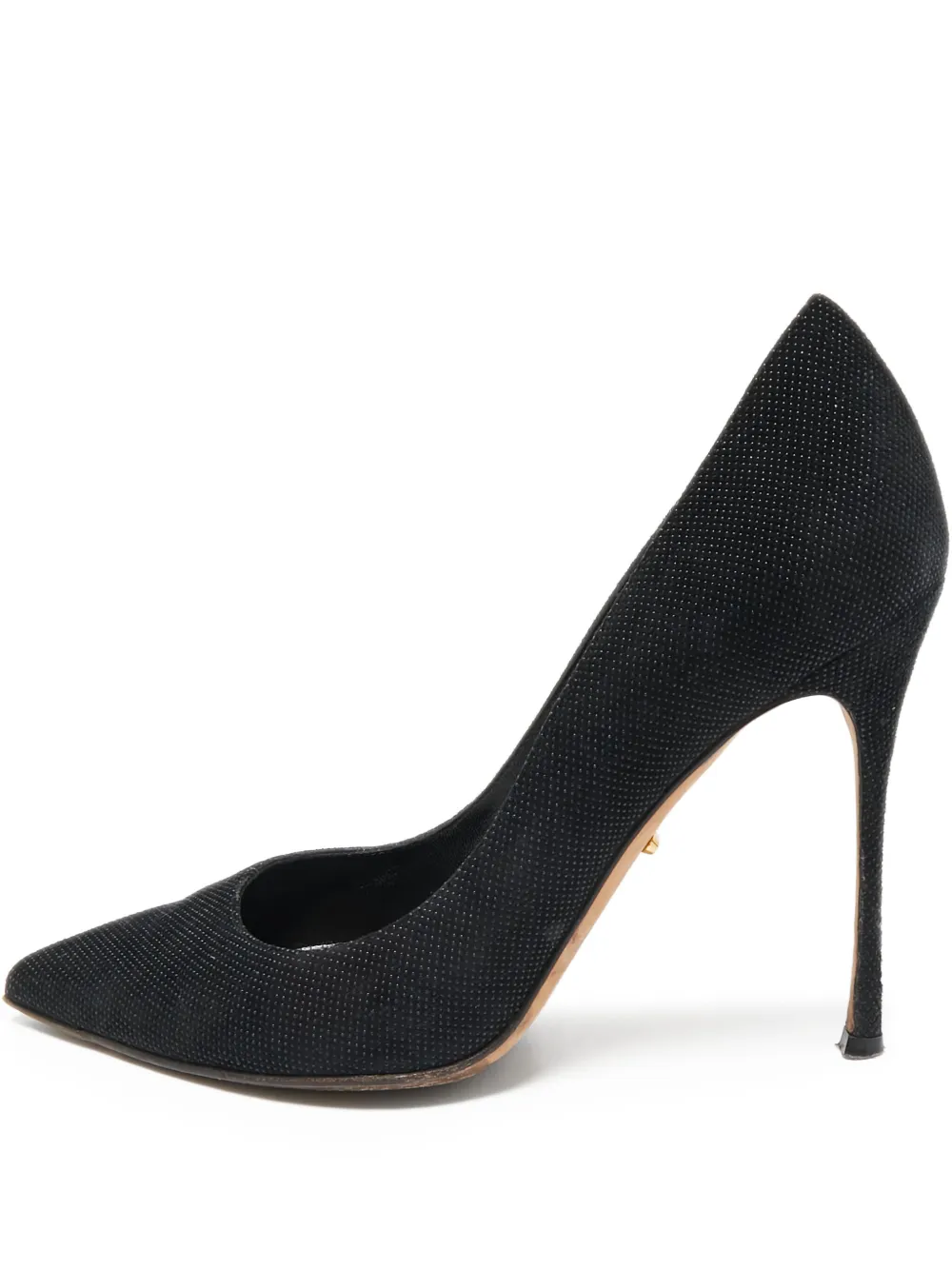 Sergio Rossi Vintage 2024 pre-owned 100mm pointed-toe stiletto pumps | Black | Image 1