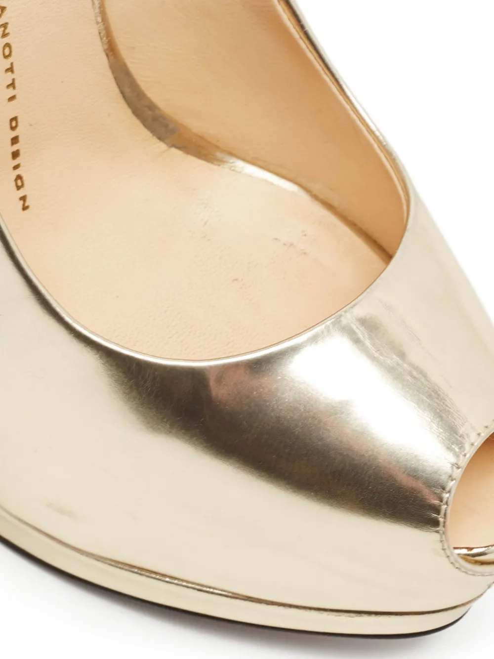 Pre-owned Giuseppe Zanotti Vintage Platform Peep-toe Pumps