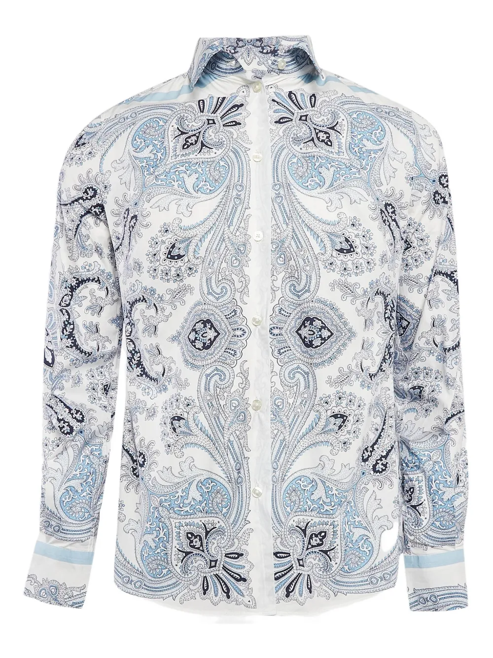 Etro Pre-Owned paisley cotton shirt | White | Image 1