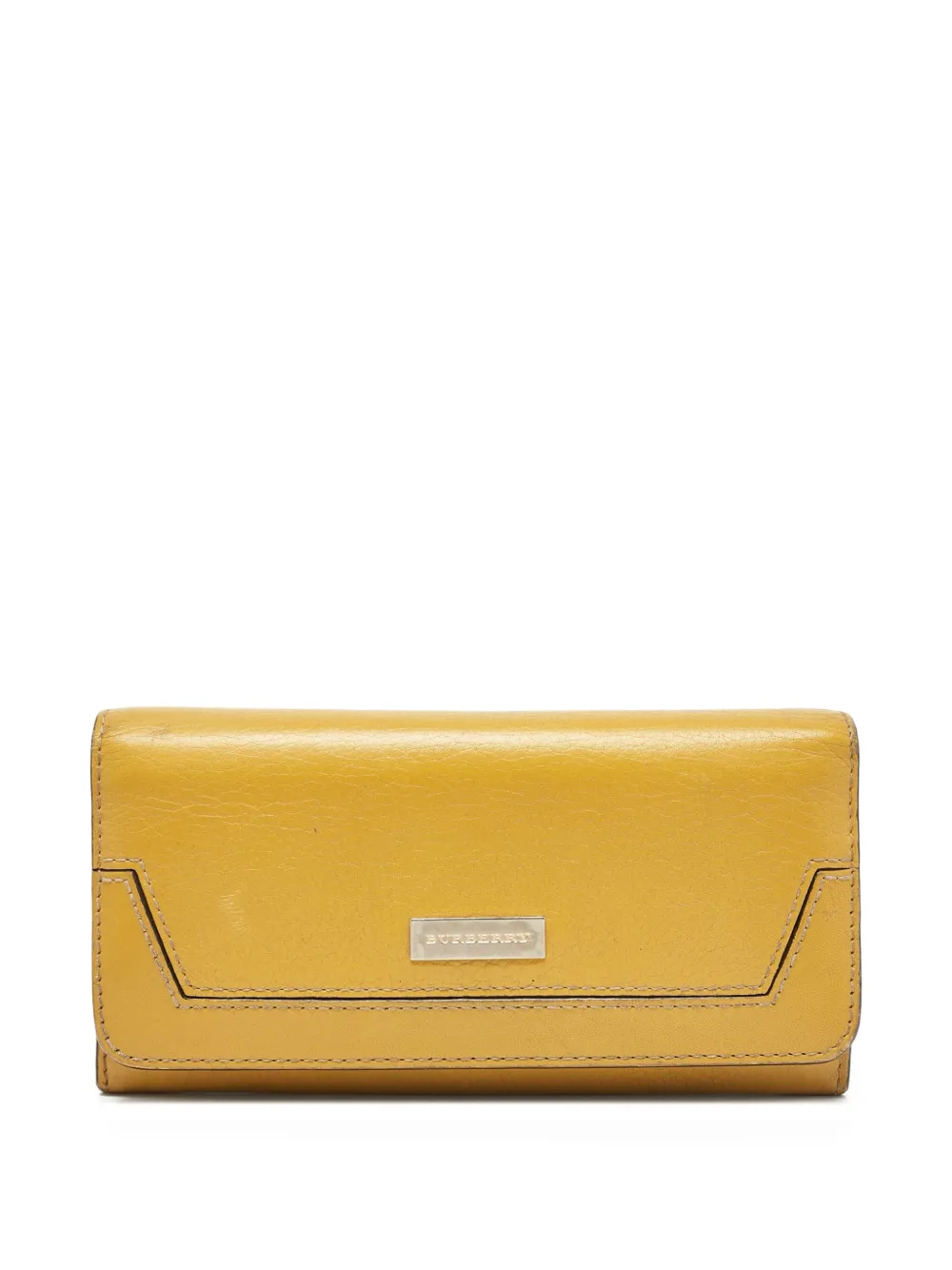 Burberry Pre-Owned leather wallet | Yellow | Image 1