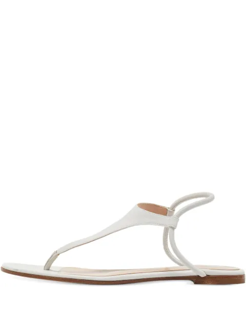 Gianvito Rossi Pre-owned leather T-strap sandals