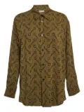 Balenciaga Pre-Owned geometric-print shirt - Green