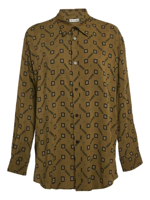 Balenciaga Pre-Owned geometric-print shirt