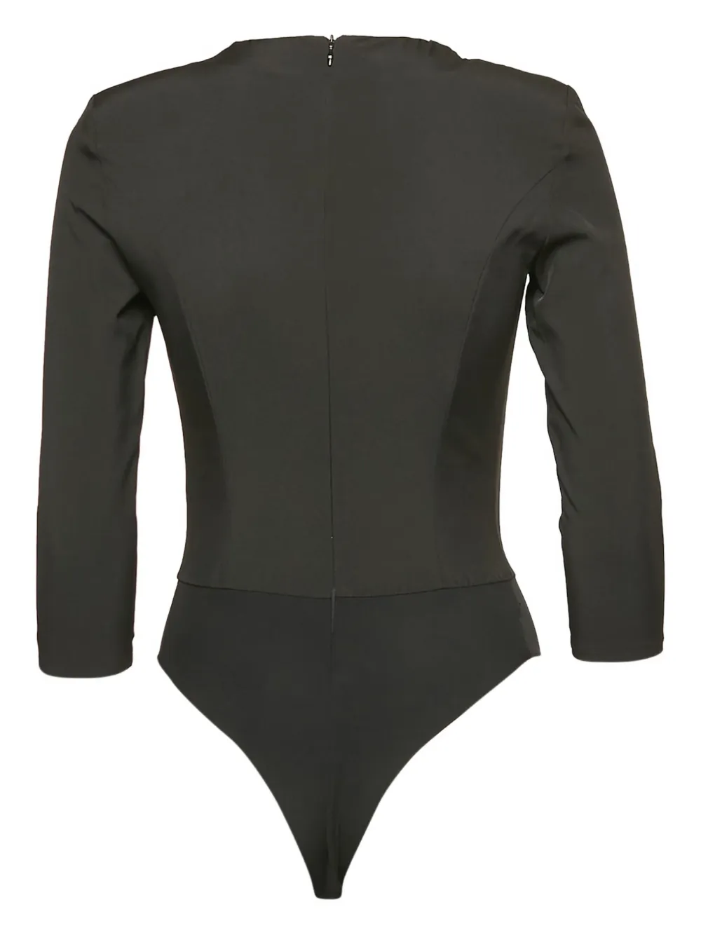 Pre-owned Elisabetta Franchi V-neckline Three-quarter Bodysuit