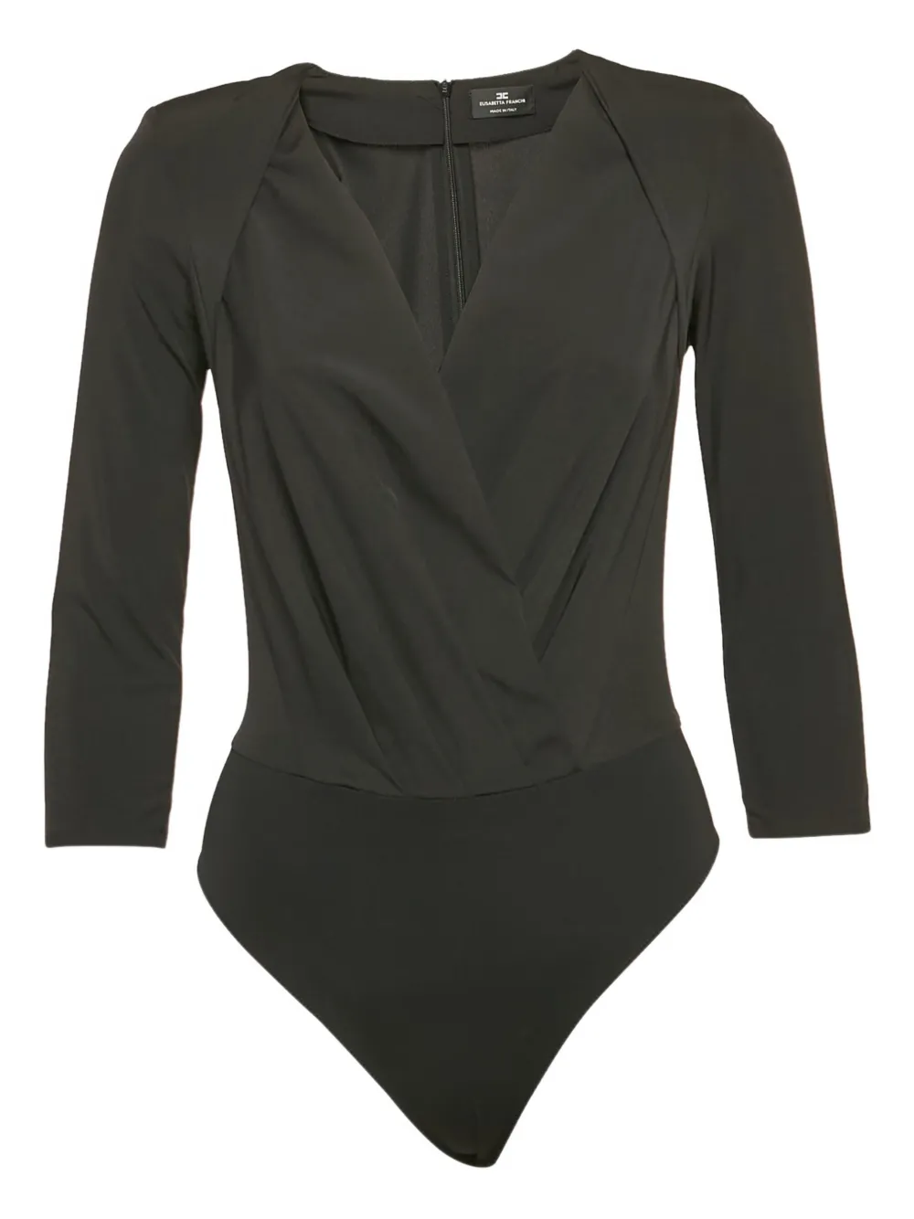 Pre-owned Elisabetta Franchi V-neckline Three-quarter Bodysuit