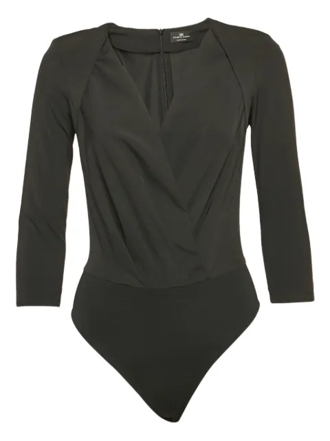 Elisabetta Franchi v-neckline three-quarter bodysuit