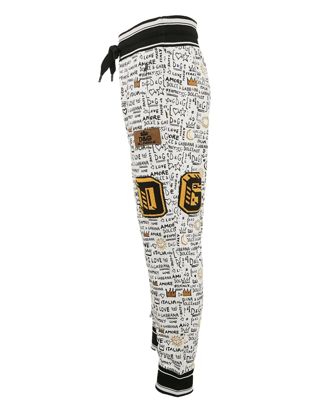 Dolce & Gabbana Pre-Owned Trainingsbroek met logoprint - Wit