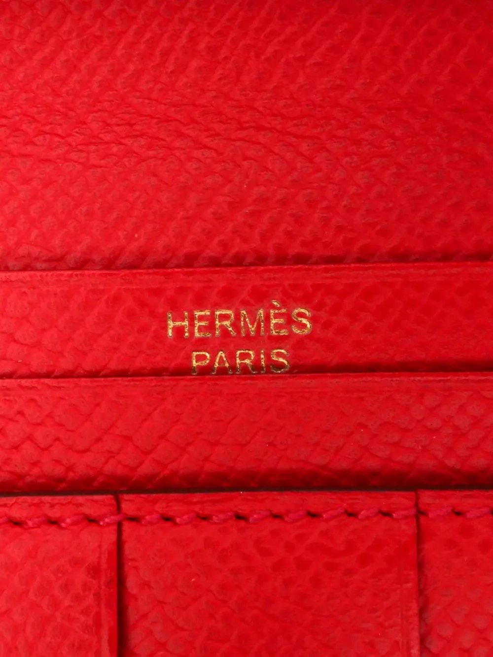 Pre-owned Hermes 2000-2024 Epsom Bearn Wallet Long Wallets