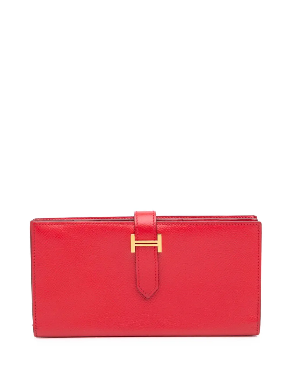 Hermès Pre-Owned 2000-2024 Epsom Bearn Wallet long wallets | rojo | Image 1