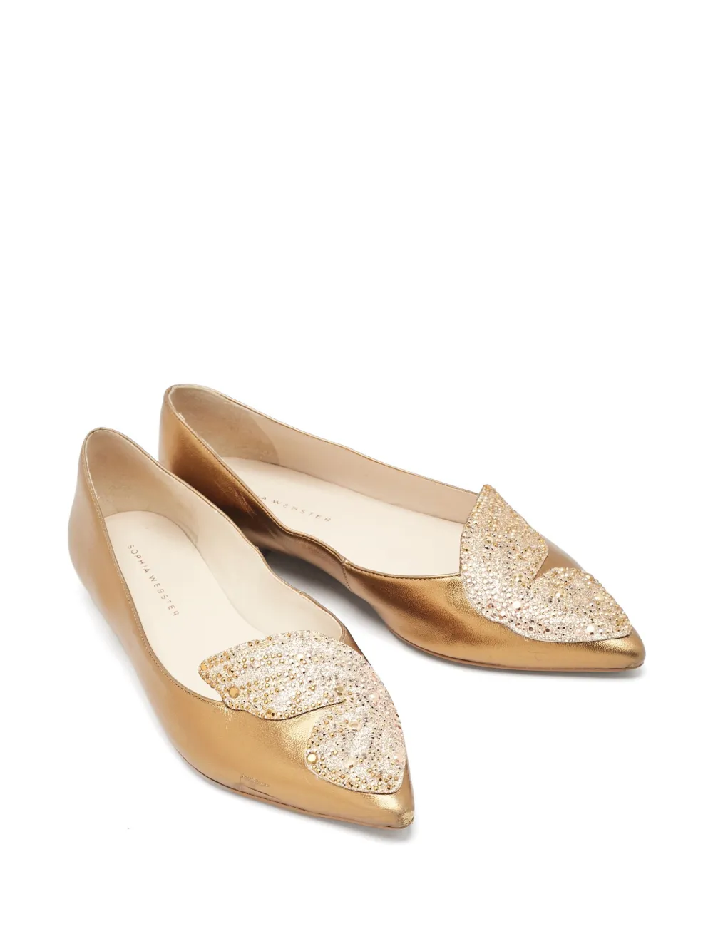 Sophia Webster Pre-owned butterfly-crystal ballet flats | Image 2