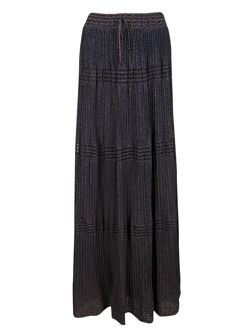 Missoni Pre-Owned fine-knit maxi skirt | Purple | Image 1
