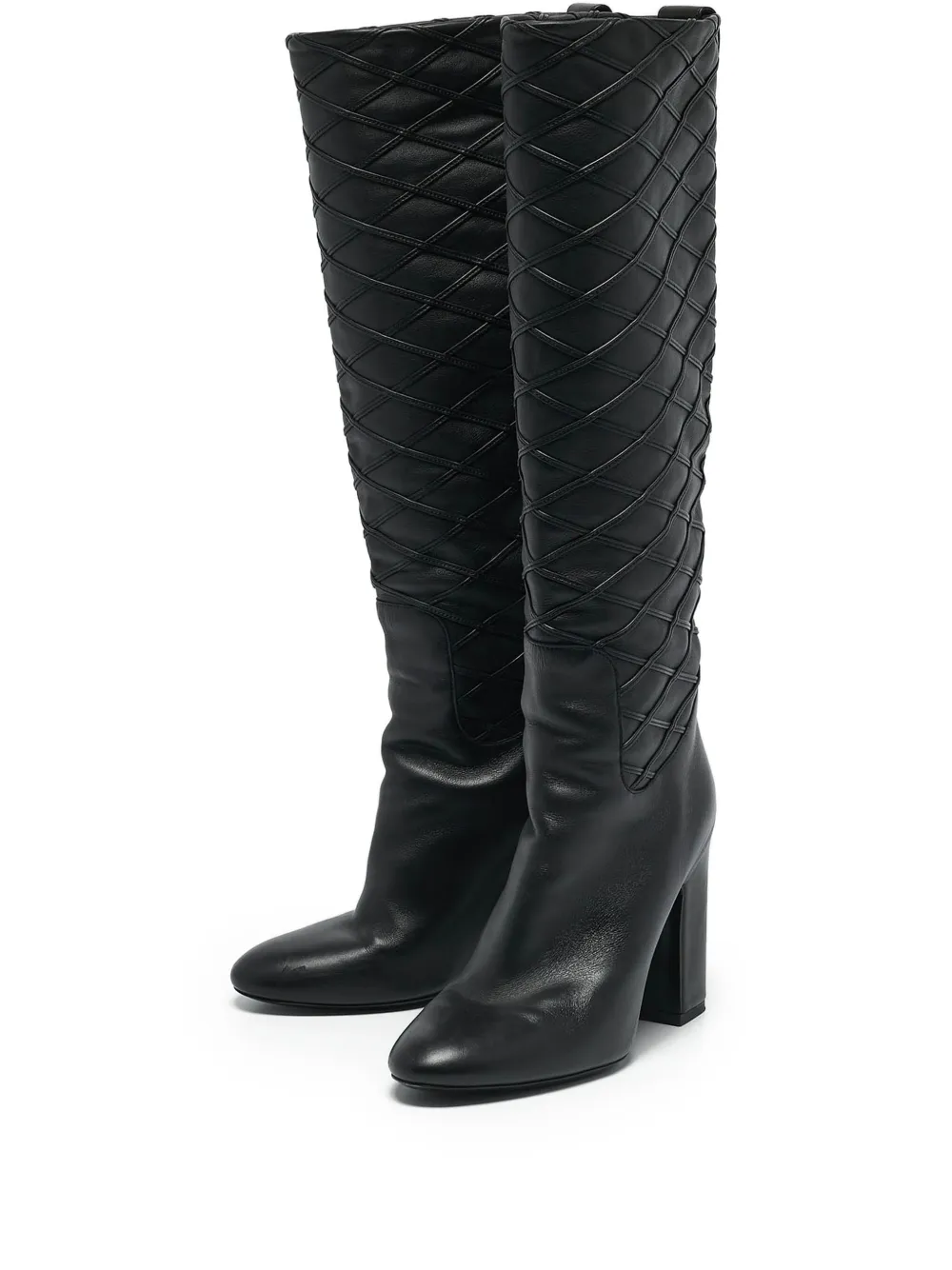 120mm Donna leather boots