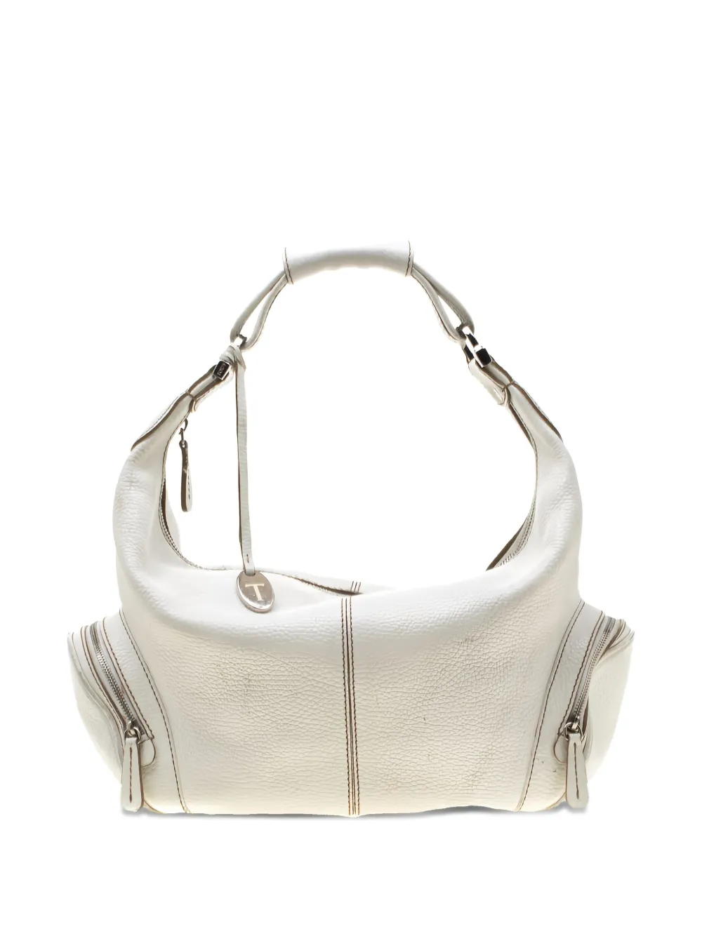 Tod's pre-owned Charlotte leather shoulder bag | White | Image 1
