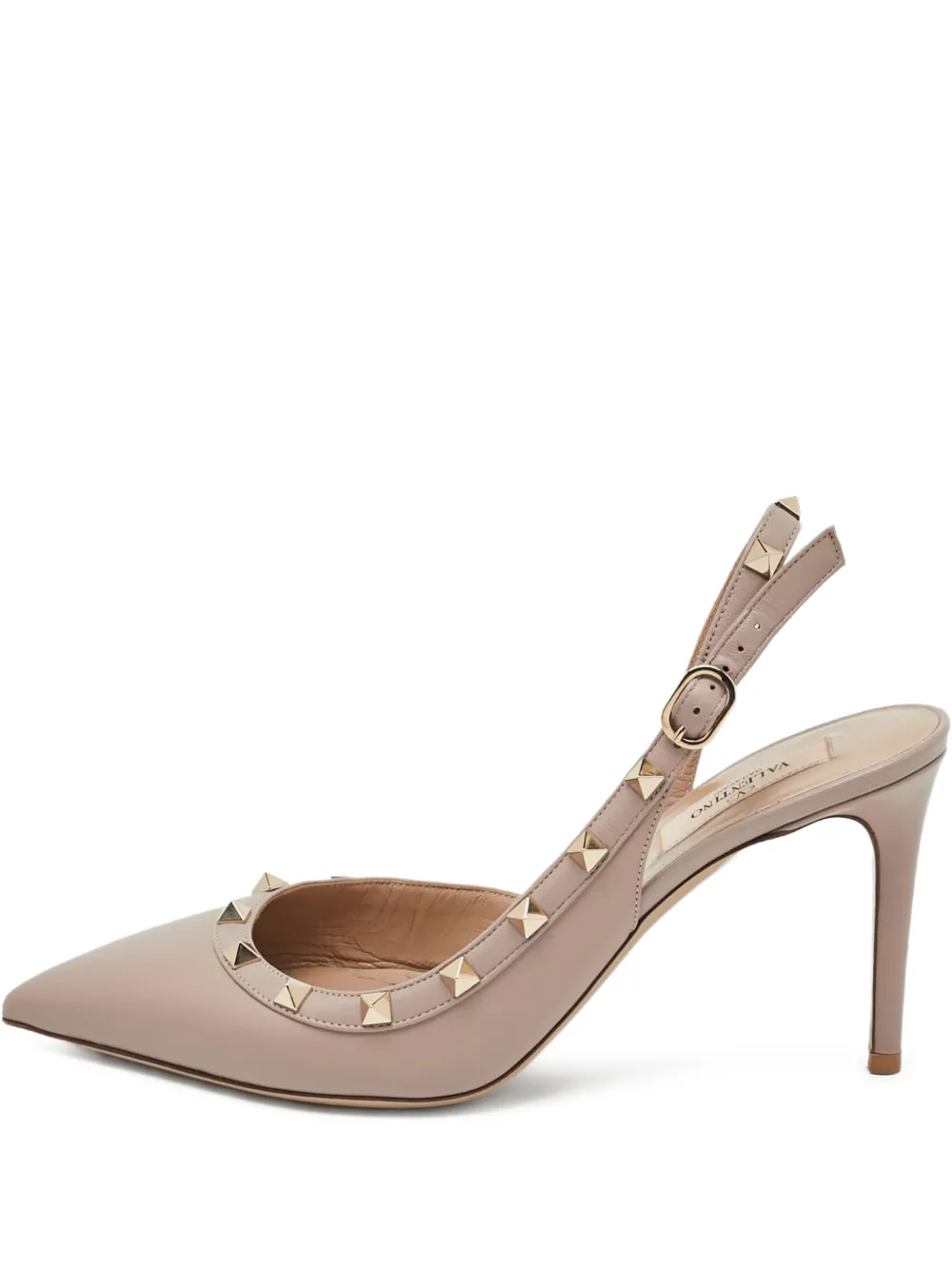 Pre-owned Valentino Garavani 90mm Rockstud Pumps