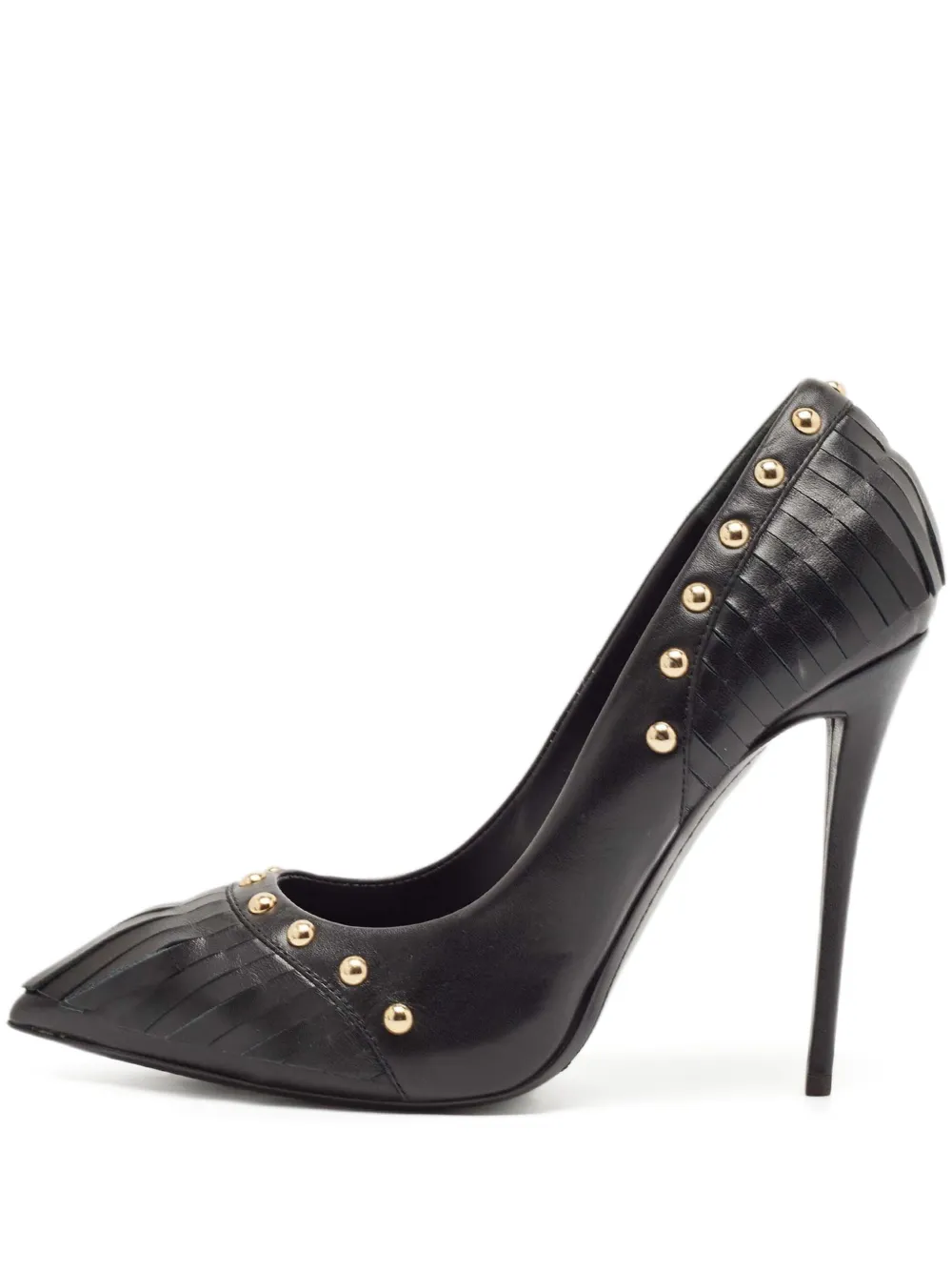 Giuseppe Zanotti pre-owned 120mm stud-embellished pointed-toe pumps | Black | Image 1