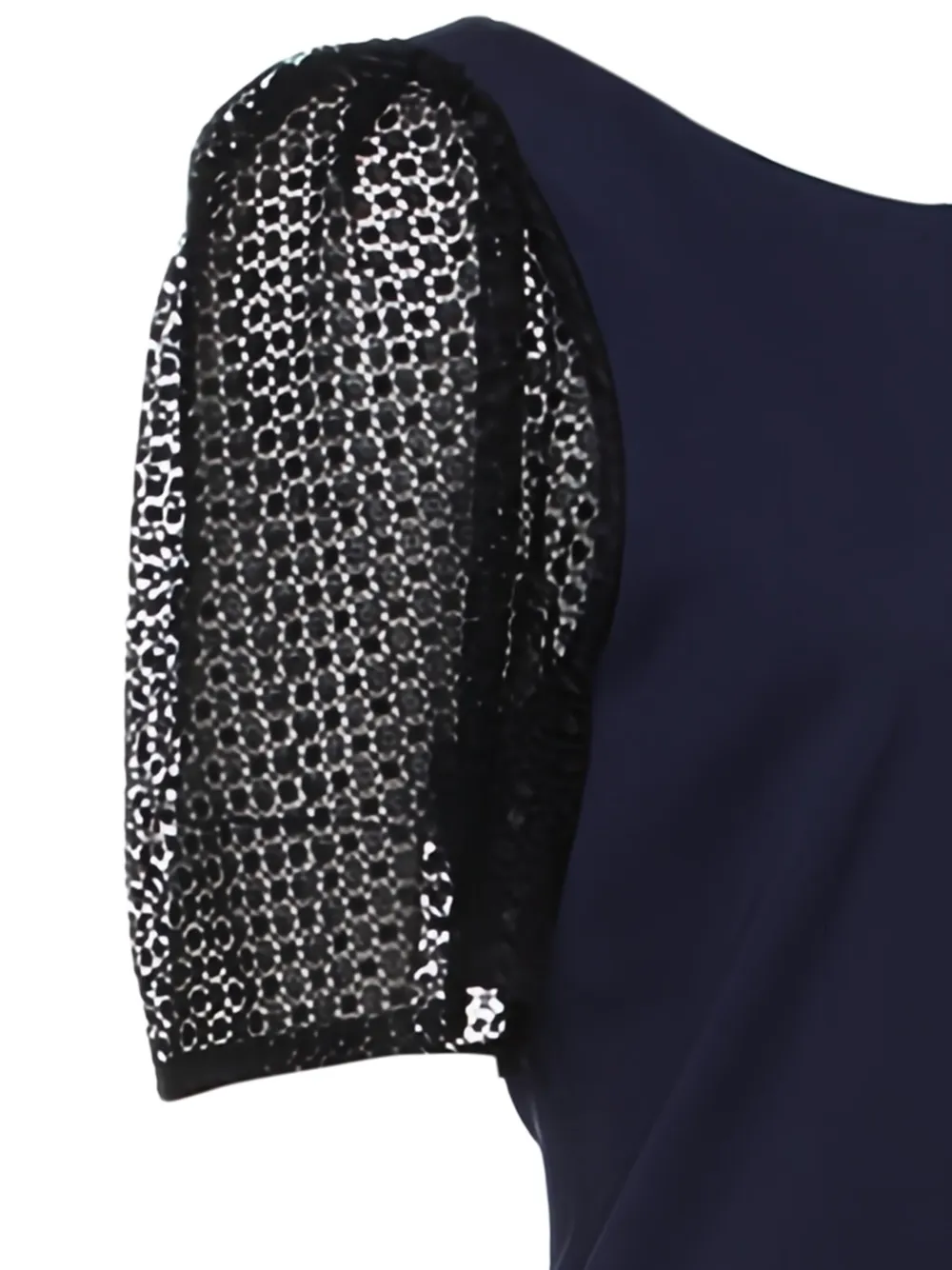 See By Chloé Vintage Midi-jurk met pofmouwen - Blauw