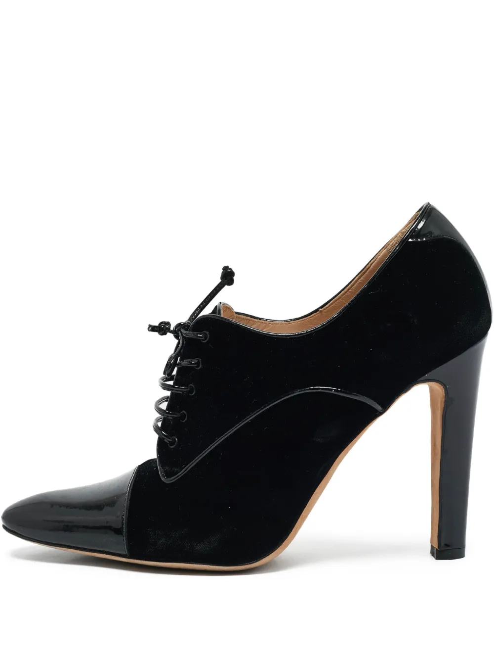 Pre-owned Manolo Blahnik  110mm Lace-up Pumps