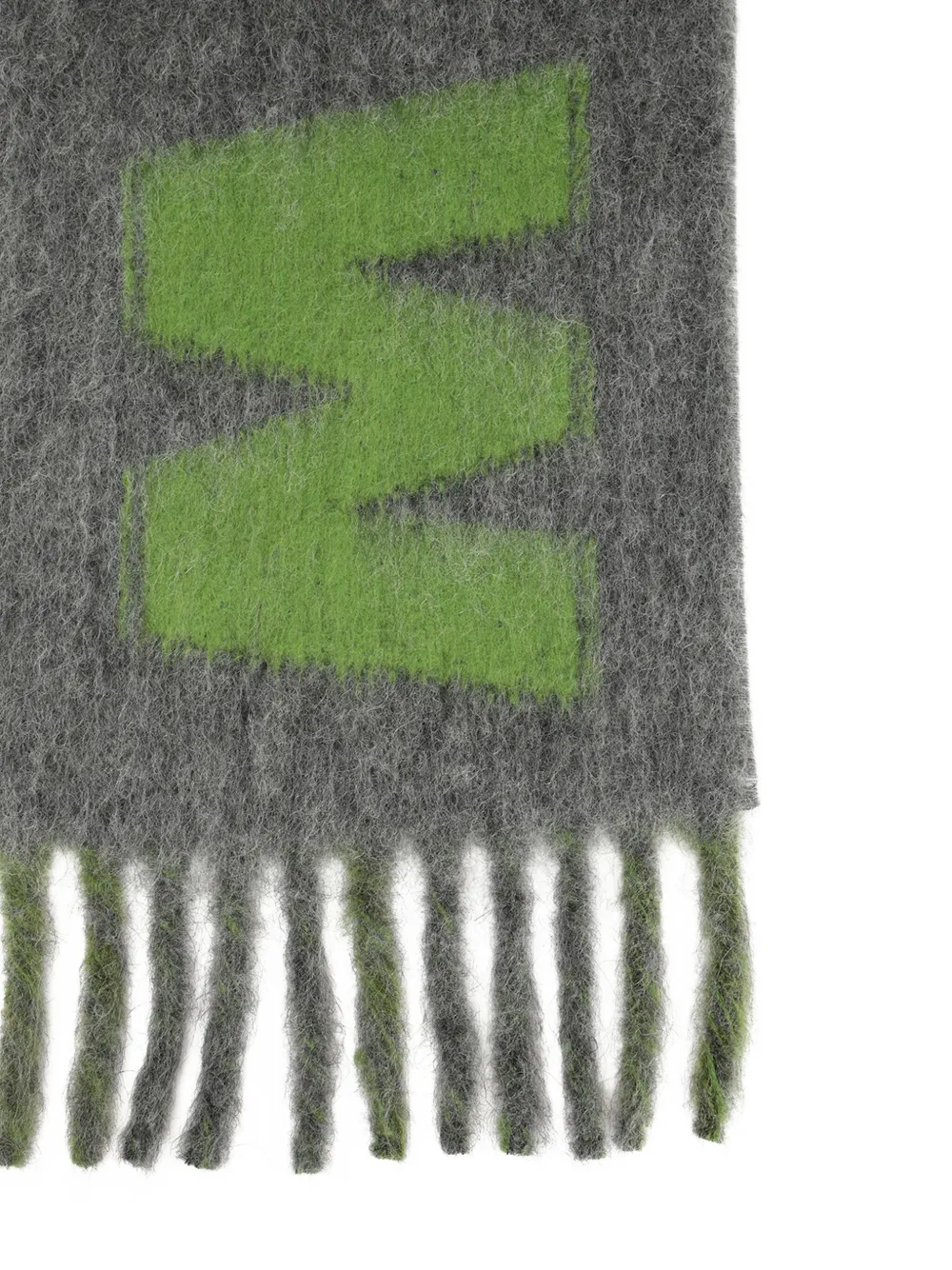 Shop Marni Striped Fringed Scarf