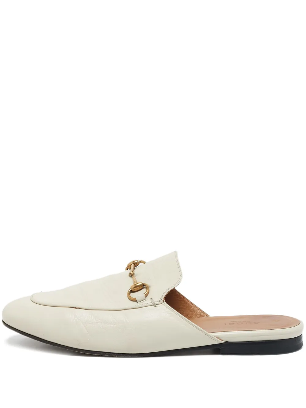 Gucci Pre-Owned ホースビット ミュール - ホワイト Gucci Pre-Owned ホースビット ミュール - ホワイト