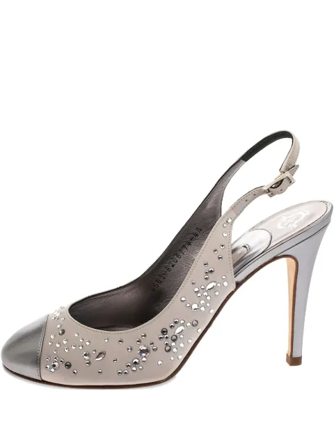 Gina 2024 pre owned 105mm slingback sandals