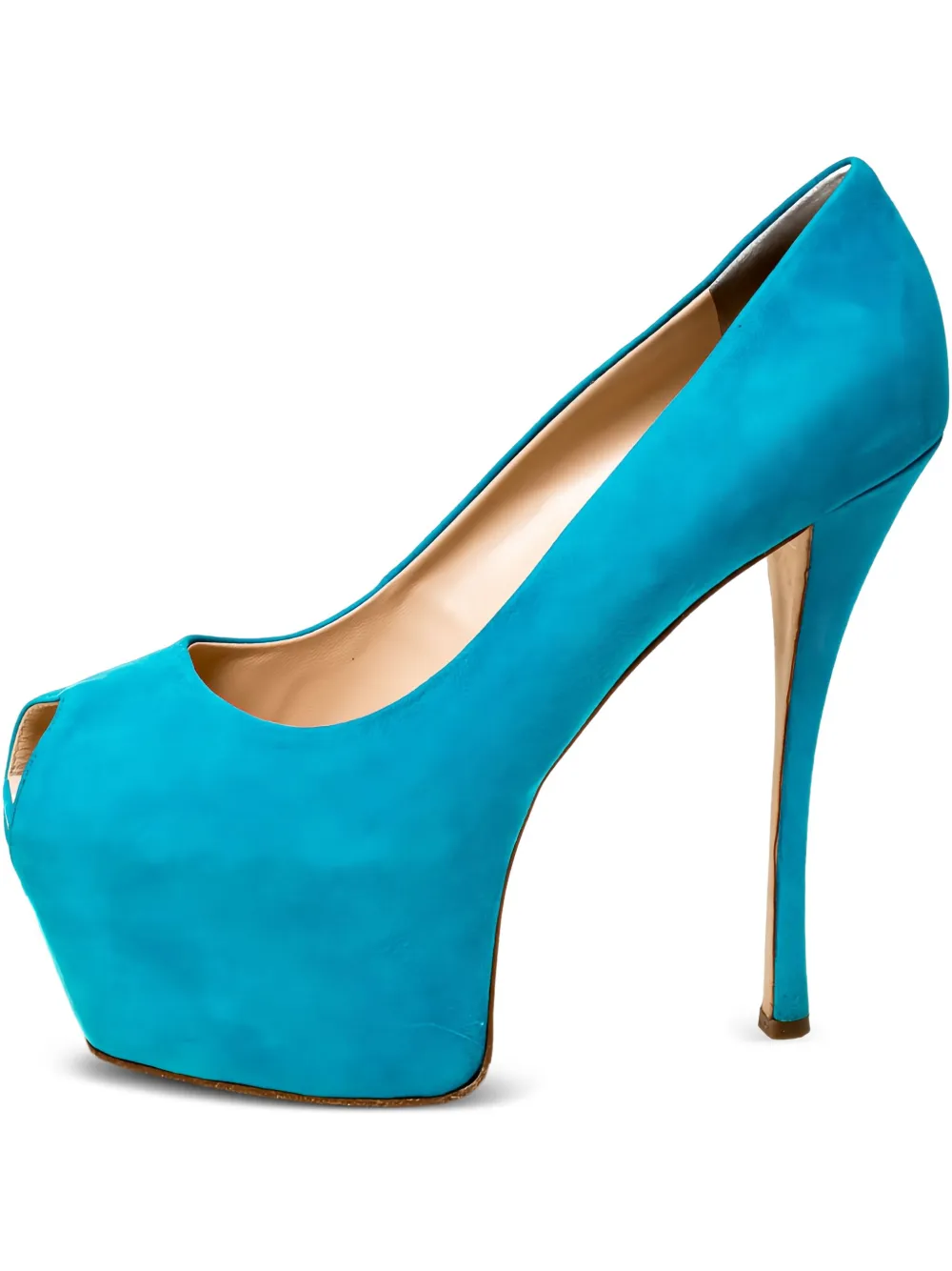 Giuseppe Zanotti Vintage Liza 150mm プラットフォームパンプス - ブルー Giuseppe Zanotti Vintage Liza 150mm プラットフォームパンプス - ブルー