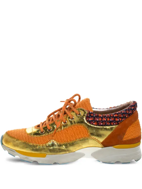 CHANEL Pre-Owned tenis de tweed