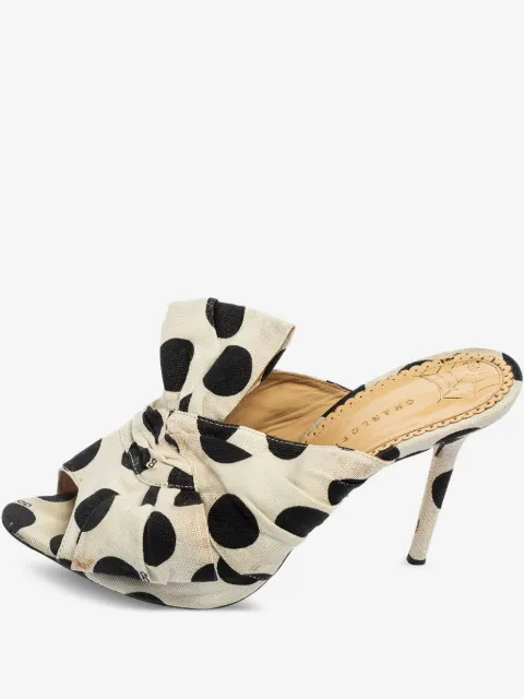 Charlotte Olympia sandales à pois pre-owned 100 mm