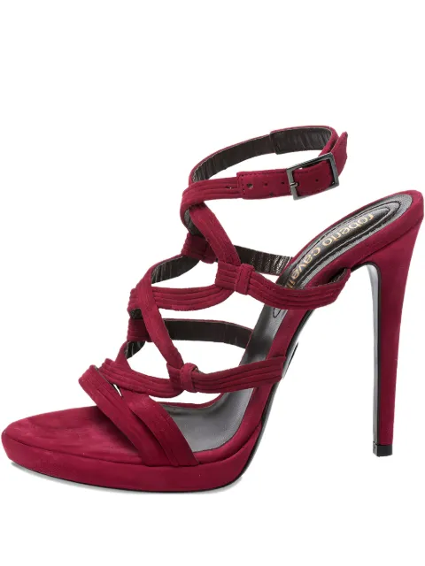 Roberto Cavalli Vintage pre-owned 115mm suede sandals