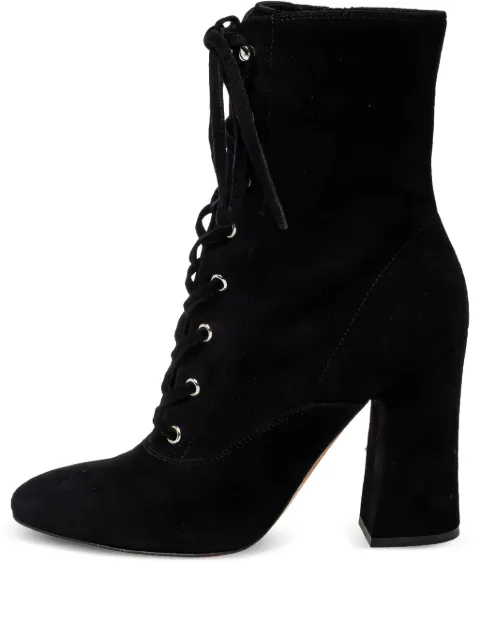 Gianvito Rossi 105mm leather ankle boots
