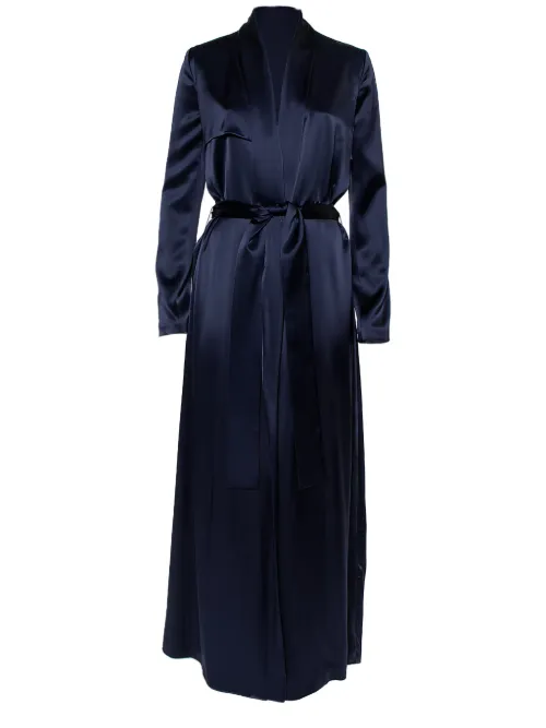 Manteau ceinturé pre-owned satiné - Galvan London - Modalova