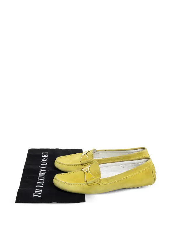 Tod's Vintage スエード ローファー | グリーン | FARFETCH JP