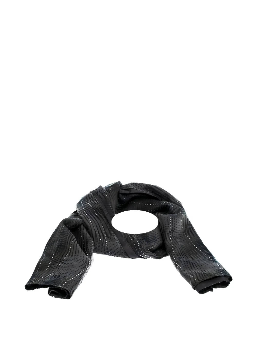 Giorgio Armani Pre-Owned crystal-embellished scarf | Image 2