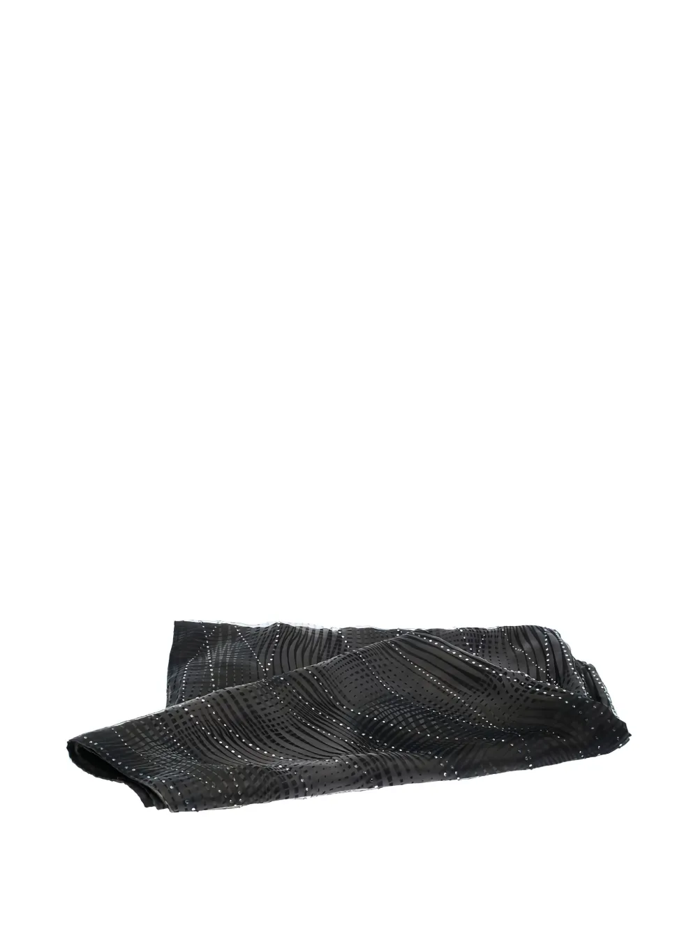 Giorgio Armani Pre-Owned crystal-embellished scarf - Grigio