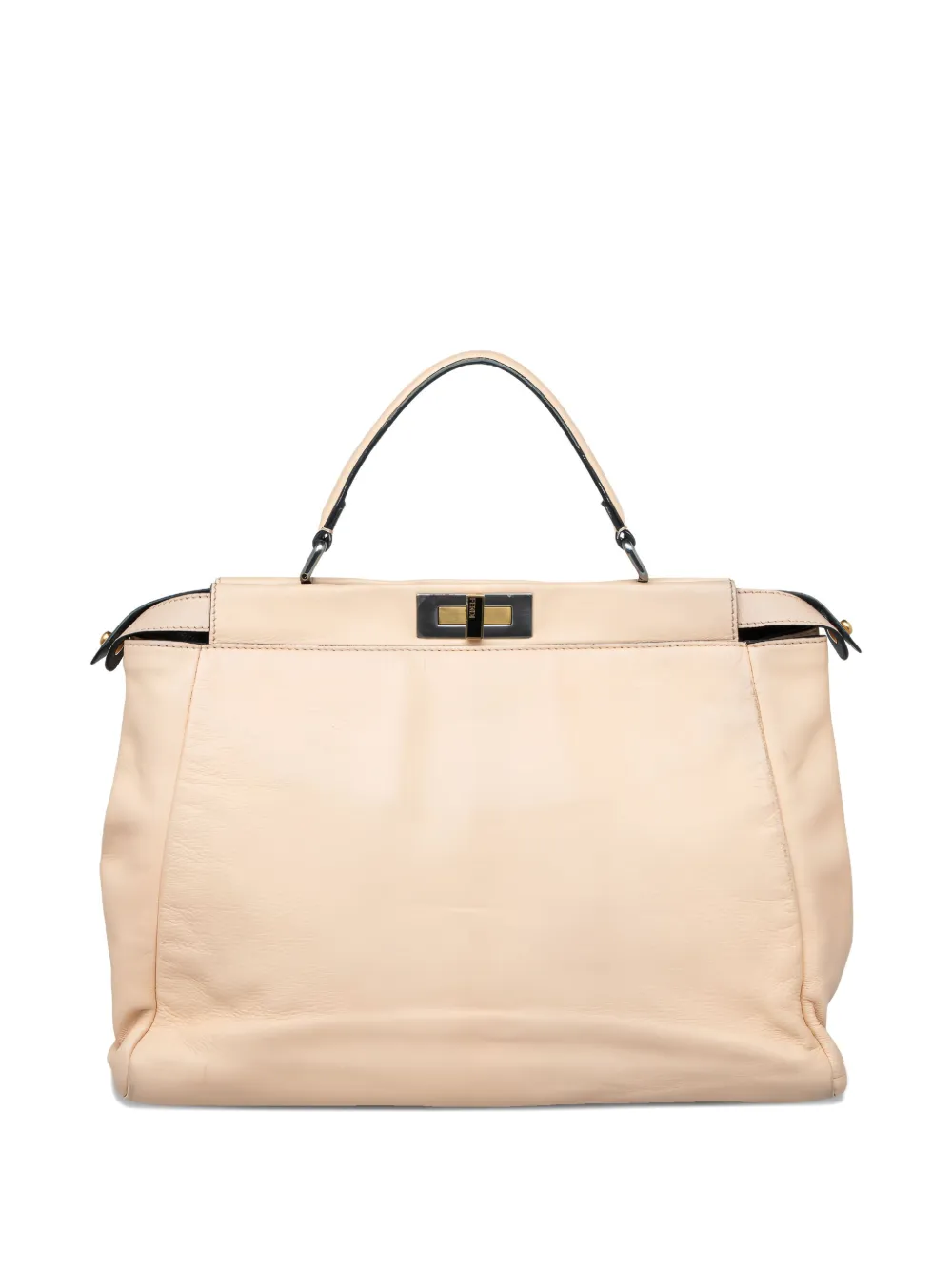 Fendi Pre-owned 2009 Peekaboo Tote Bag in Neutrals, view 2
