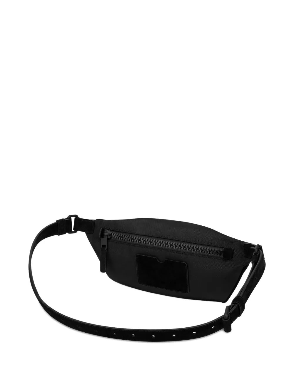 Moschino logo lettering belt bag - Zwart