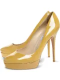 Jimmy Choo Pre-Owned 135mm Cosmic pumps - Yellow