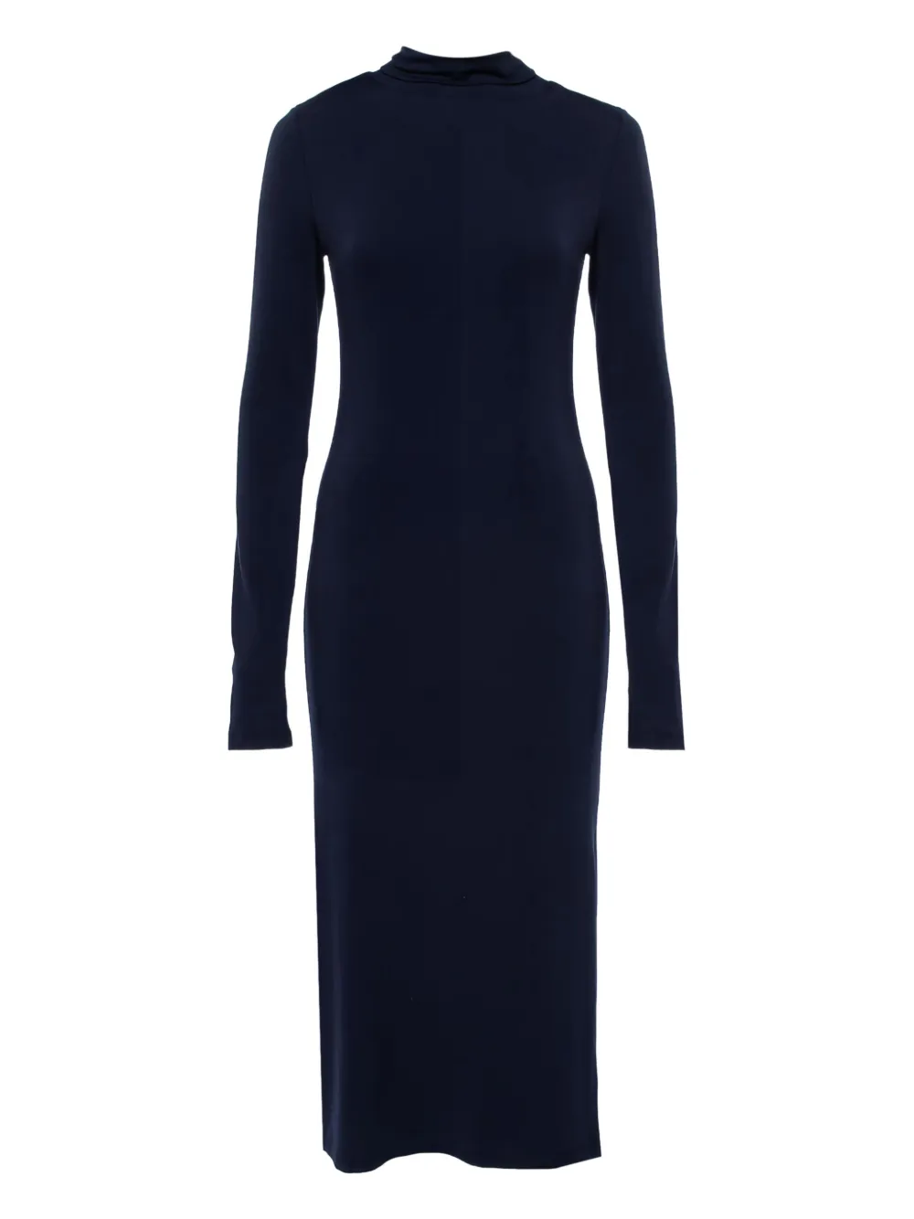 alice + olivia high-neck long-sleeve dress | Blue | Image 1