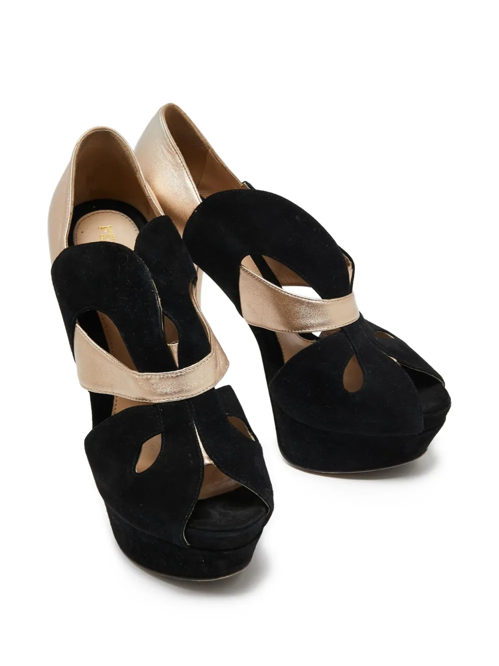 Fendi Pre-Owned 150mm Butterfly peep-toe pumps | Image 2