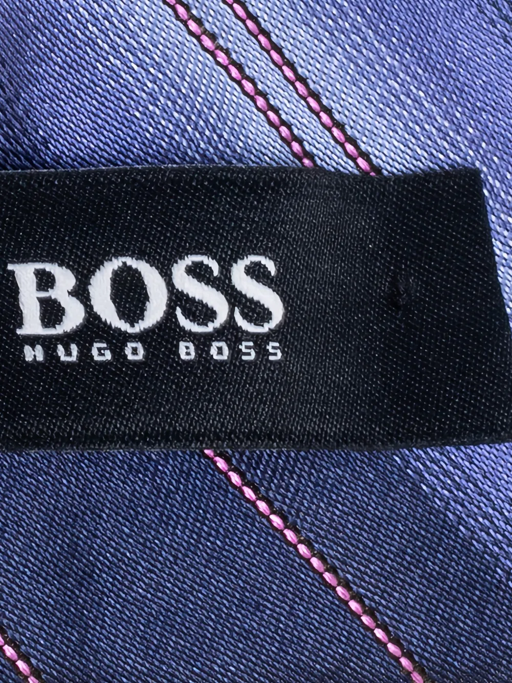 Pre-owned Hugo Boss Striped Tie