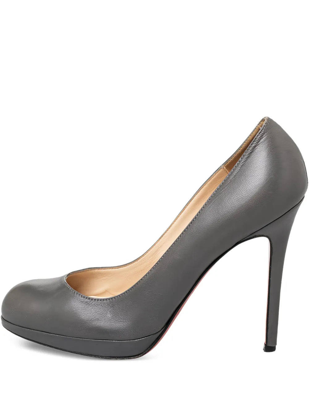 Christian Louboutin Pre-Owned zapatillas New Simple con tacón de 115mm | gris | Image 1