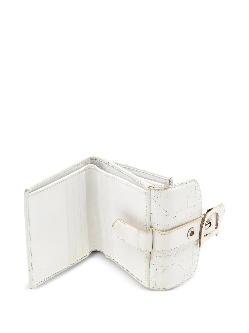 Pre-owned Dior Cannage Wallet
