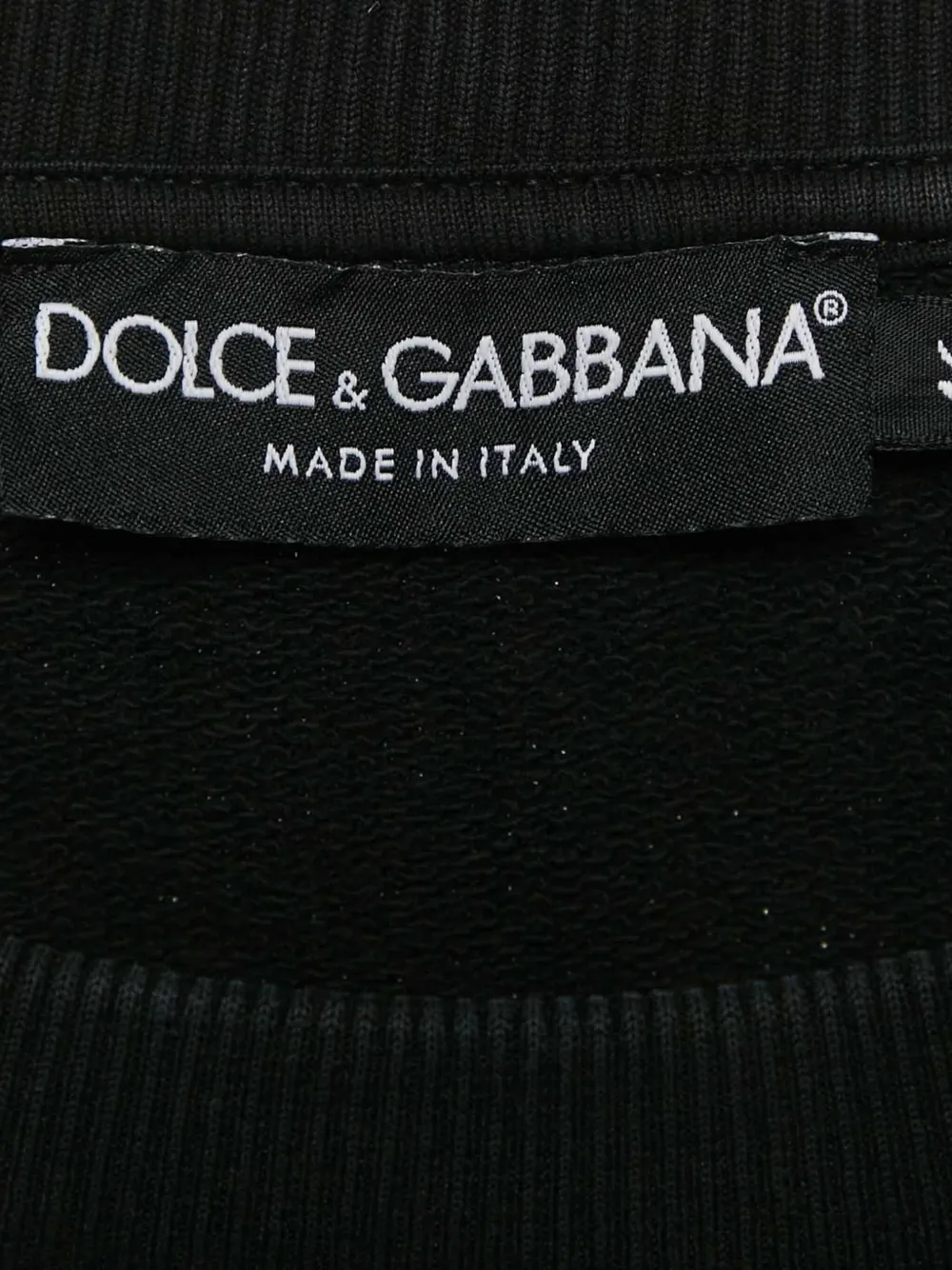 Pre-owned Dolce & Gabbana Cotton Sweatshirt In Black