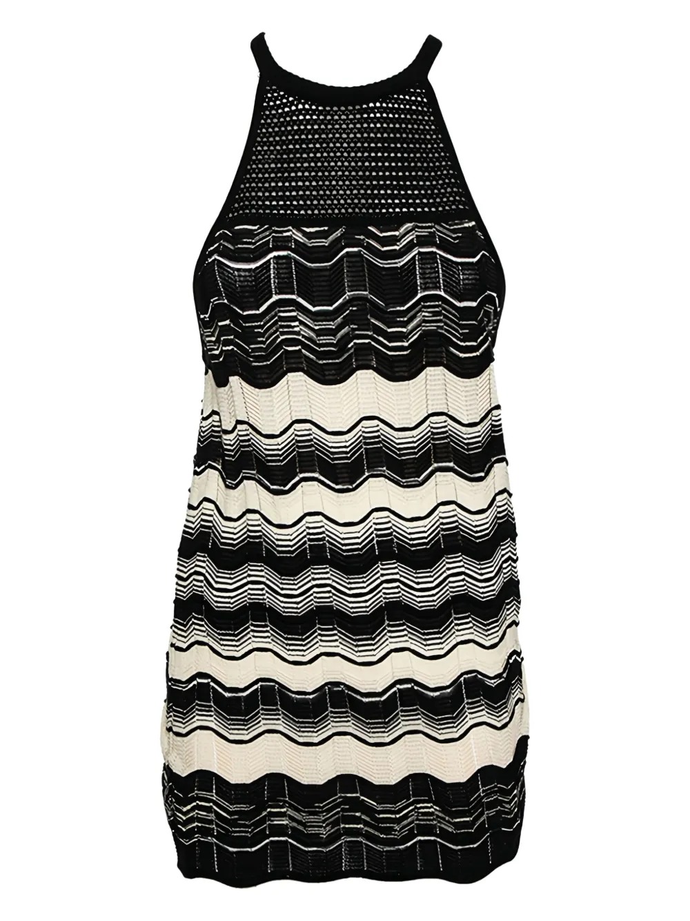 Missoni Pre-Owned top entretejido en zigzag | negro | Image 1
