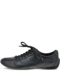Louis Vuitton Pre-Owned monogram perforated leather sneakers - Black