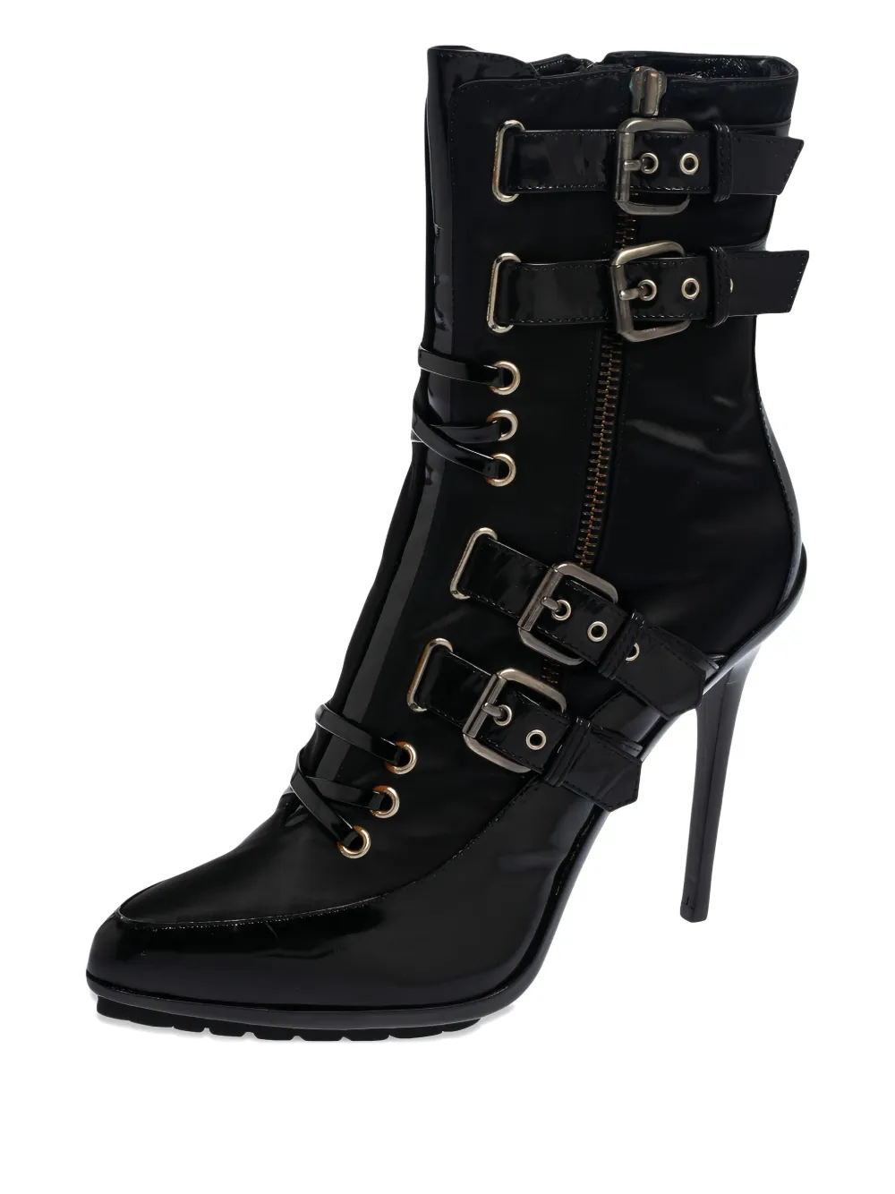 Le Silla Pre-owned 135mm leather buckles boots | Image 2