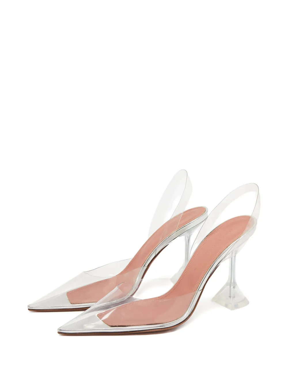 Amina Muaddi Pre-owned 100 mm Holli slingback pumps - Wit
