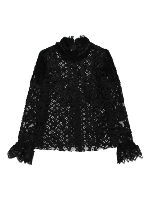 Anna Sui Vintage pre-owned lace-embroidered blouse