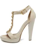 Burberry Pre-Owned 130mm T-bar sandals - Grey